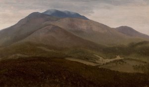 De hvide bjerge, New Hampshire af Albert Bierstadt