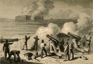 Angrebet af Fort Sumter, 1878.