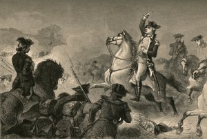 Washington i Monmouth, 1877. af Albert Bobbett