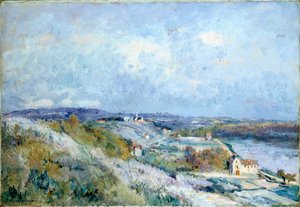 The Fields of Herblay i foråret af Albert Charles Lebourg