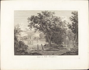 Lago i villa Borghese af Albert Christoph Dies
