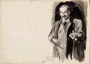 Asher Wertheimer efter John S. Sargent af Albert Edelfelt