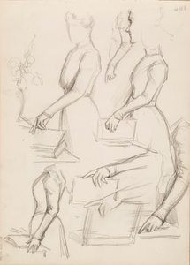 Camille Vallery-Radot, skitse til portræt af Albert Edelfelt