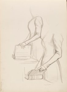 Camille Vallery-Radot, skitse til portræt af Albert Edelfelt