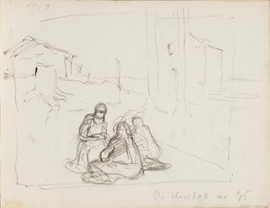 Karakterskitser i landskabet af Albert Edelfelt