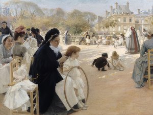 Luxembourg-haven, Paris. 1887