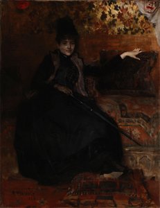 Lady in Black, Den sorte Thérèse af Albert Edelfelt