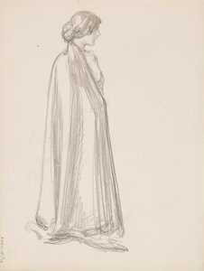 Kvinde i kappe af Albert Edelfelt