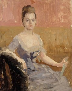 Portrætstudie af grevinde Augusta Lewenhaupt af Albert Edelfelt