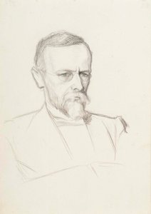Portræt af Axel Lille af Albert Edelfelt