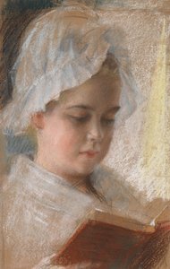 Portræt af Berta Edelfelt, skitse af Albert Edelfelt