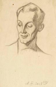 Portræt af Bruno Aspelin af Albert Edelfelt
