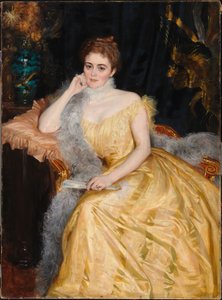 Portræt af fru Alice von Haartman af Albert Edelfelt