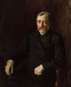 Portræt af professor Carl Gustaf Estlander af Albert Edelfelt