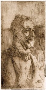 Portræt af kunstneren A. W. Finch af Albert Edelfelt