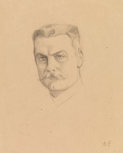 Selvportræt af Albert Edelfelt