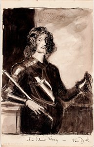 Sir Edmund Verney, kopi efter Anthony van Dyck af Albert Edelfelt