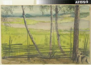 Sommerlandskab af Albert Edelfelt