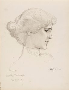 Flore Deschamps af Albert Edelfelt