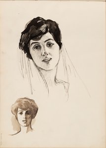 Kvindelige figurer af Albert Edelfelt