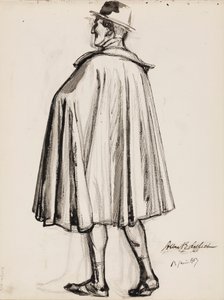 Mand i kappe af Albert Edelfelt