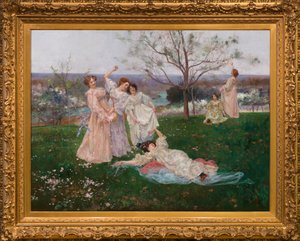 Forårsblomster, c.1897 af Albert Emile Artigue