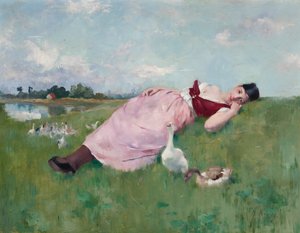 Gåsepigen af Albert Emile Artigue
