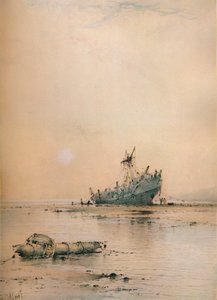 Lavvande ved Leigh, c1899 af Albert Ernest Markes