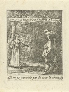 Mand og kvinde i skoven Moralizing Love Emblems (serietitel) Devises et emblesmes d