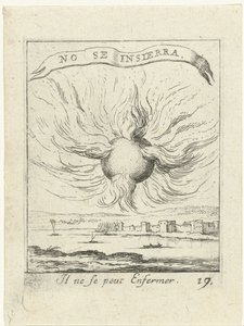 flammende sol Moralizing Love Emblems (serietitel) Devises et emblesmes d