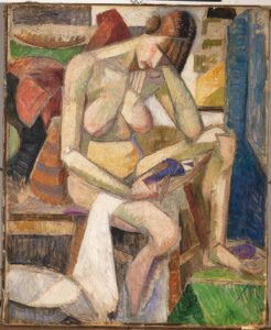 Nu assis af Albert Gleizes