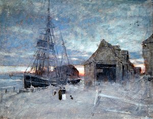Bosham af Albert Goodwin