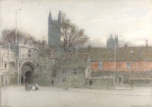 Canterbury af Albert Goodwin