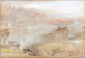 Clifton, Bristol (akvarel) af Albert Goodwin
