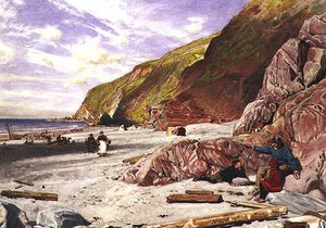 Lynmouth, Devon, historien om forliset af Albert Goodwin
