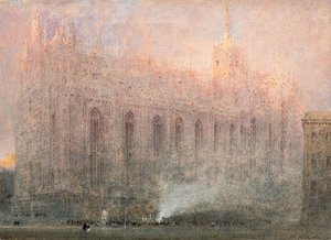 Milanos domkirke af Albert Goodwin