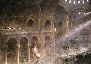 Markuskirken, Venedig fra galleriet af Albert Goodwin