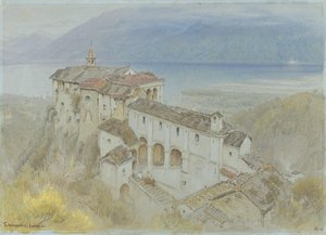 Klosteret, Locarno af Albert Goodwin