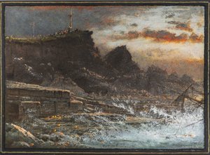 Vraget, Hartland, Cornwall af Albert Goodwin