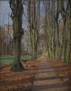 An Avenue in Søndermarken. Frederiksberg af Albert Gottschalk