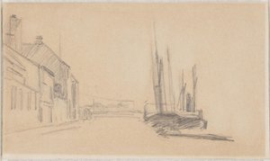 Helsingør havn af Albert Gottschalk