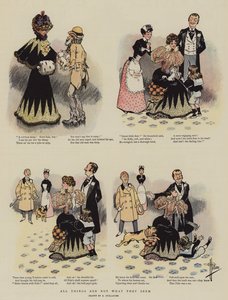 Alle ting er ikke, som de ser ud til (chromolitho) af Albert Guillaume