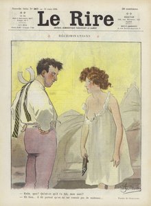 Rekrutteringer. Illustration til Le Rire