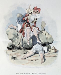 Strandene ved Kanalen i begyndelsen af århundredet, i "" Stars of the Sea"" af Guillaume af Albert Guillaume