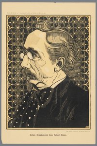 Johan Braakensiek af Albert Hahn (titel på objekt)