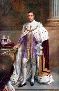 Kong George VI i kroningsdragt, 1937.