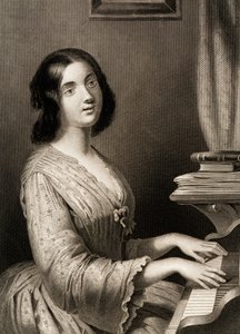 Sanger akkompagneret af klaver, ca 1840, af Albert Henry Payne (1812-1902)