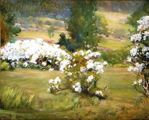 Blooming Flowers, ca. 1925 (olie på lærred)