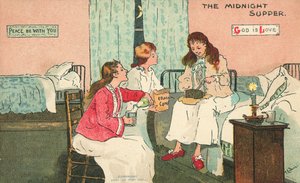 Midnatsaften (farve litho)