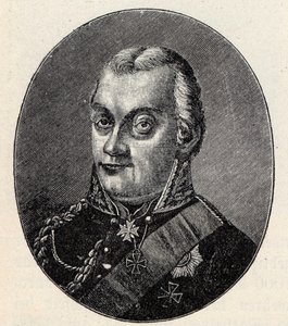 Feltmarskal Friedrich Graf von Kleist von Nollendorf 1762-1823. af Albert Johann Christian Schule